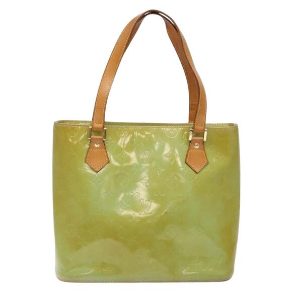 LOUIS VUITTON Monogram Vernis Houston Hand Bag Baby Blue M91005 - Picture 3 of 13